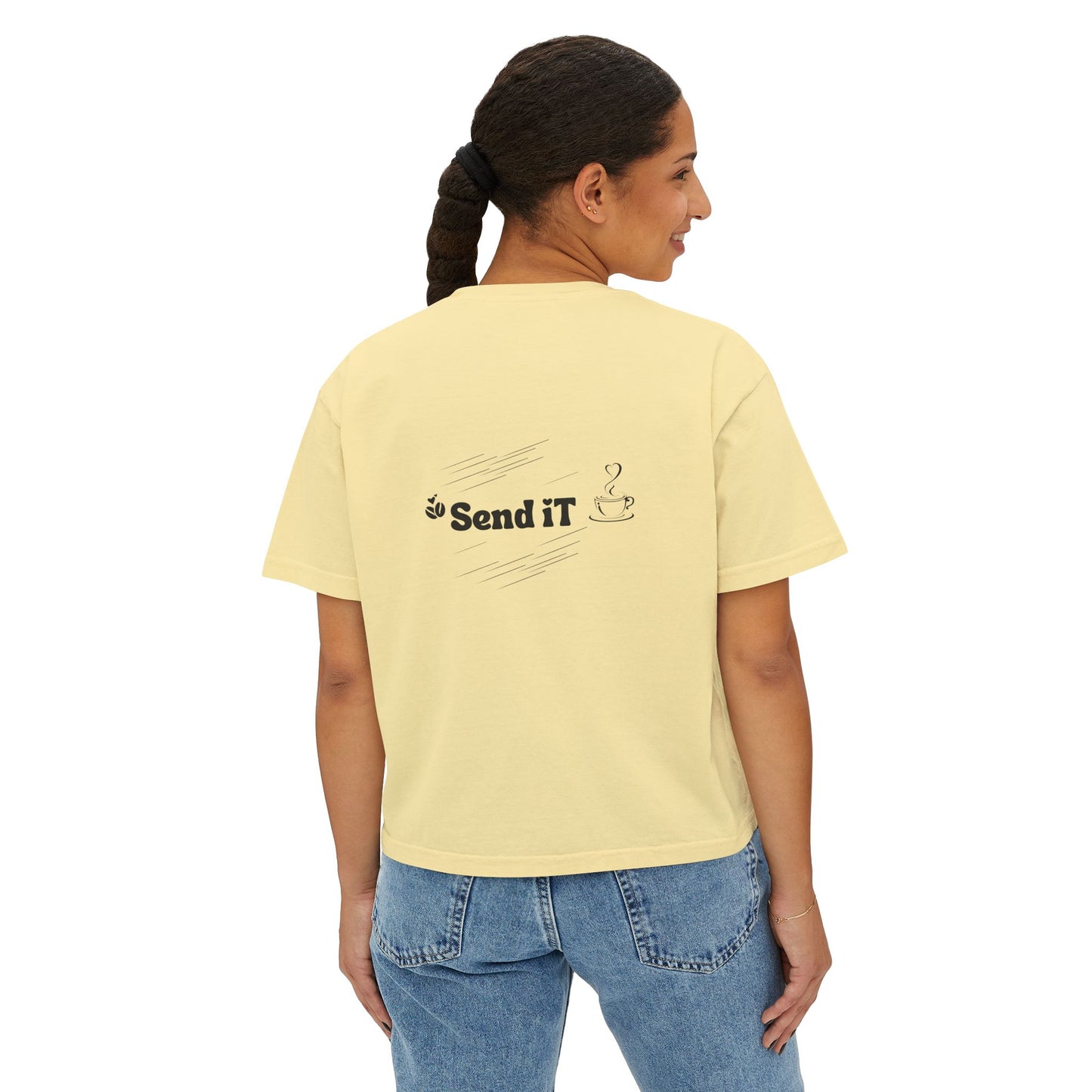 Busy Mom Send It Boxy Tee