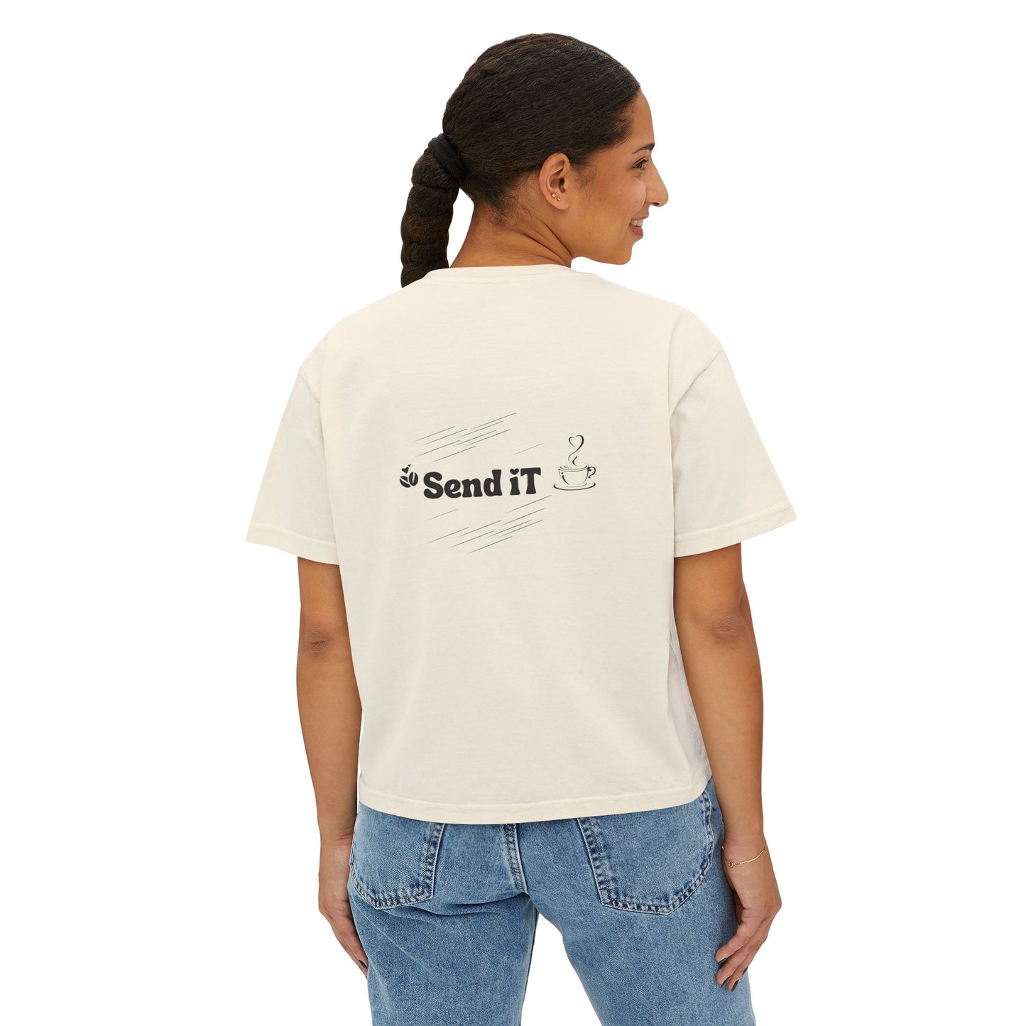 Busy Mom Send It Boxy Tee