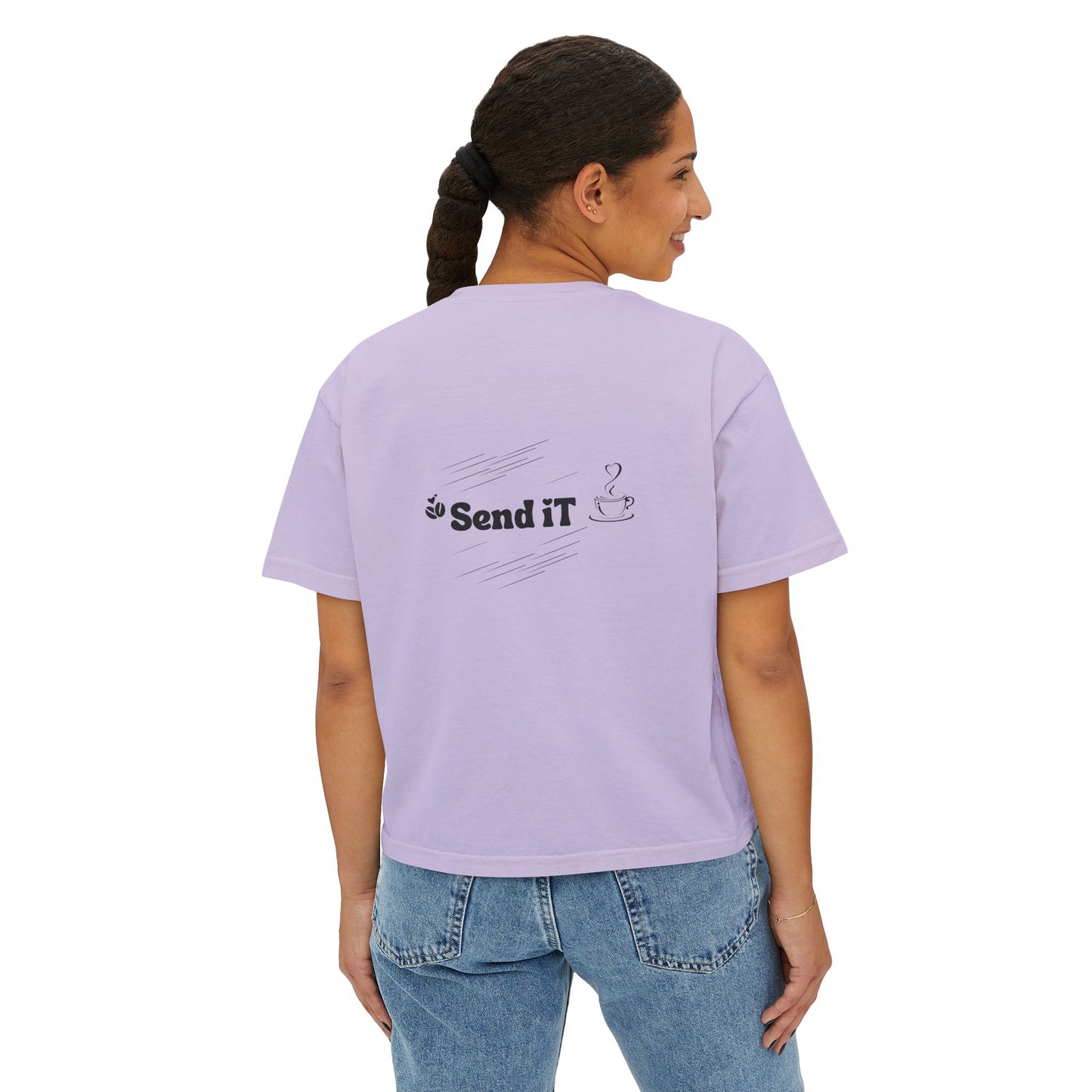 Busy Mom Send It Boxy Tee
