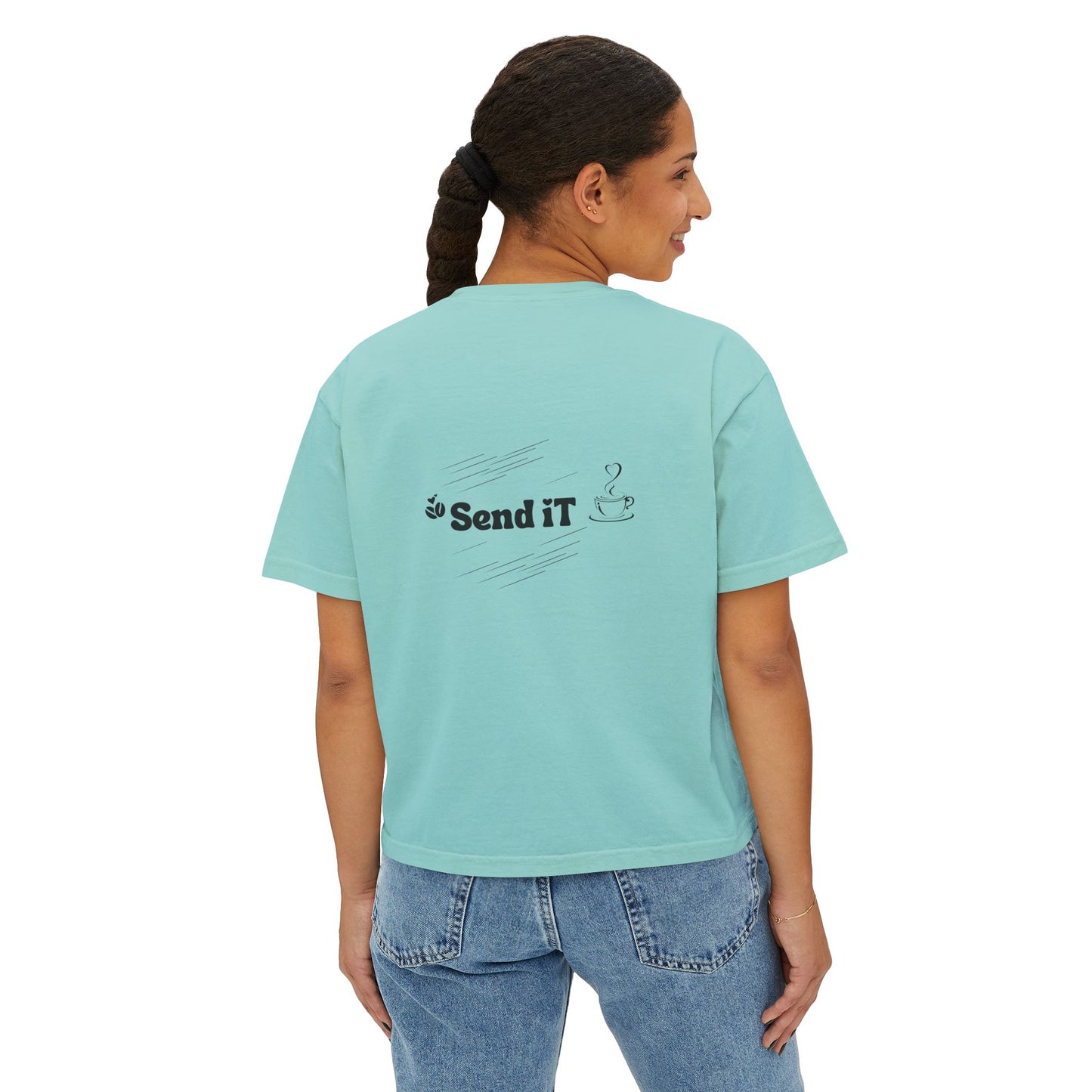 Busy Mom Send It Boxy Tee