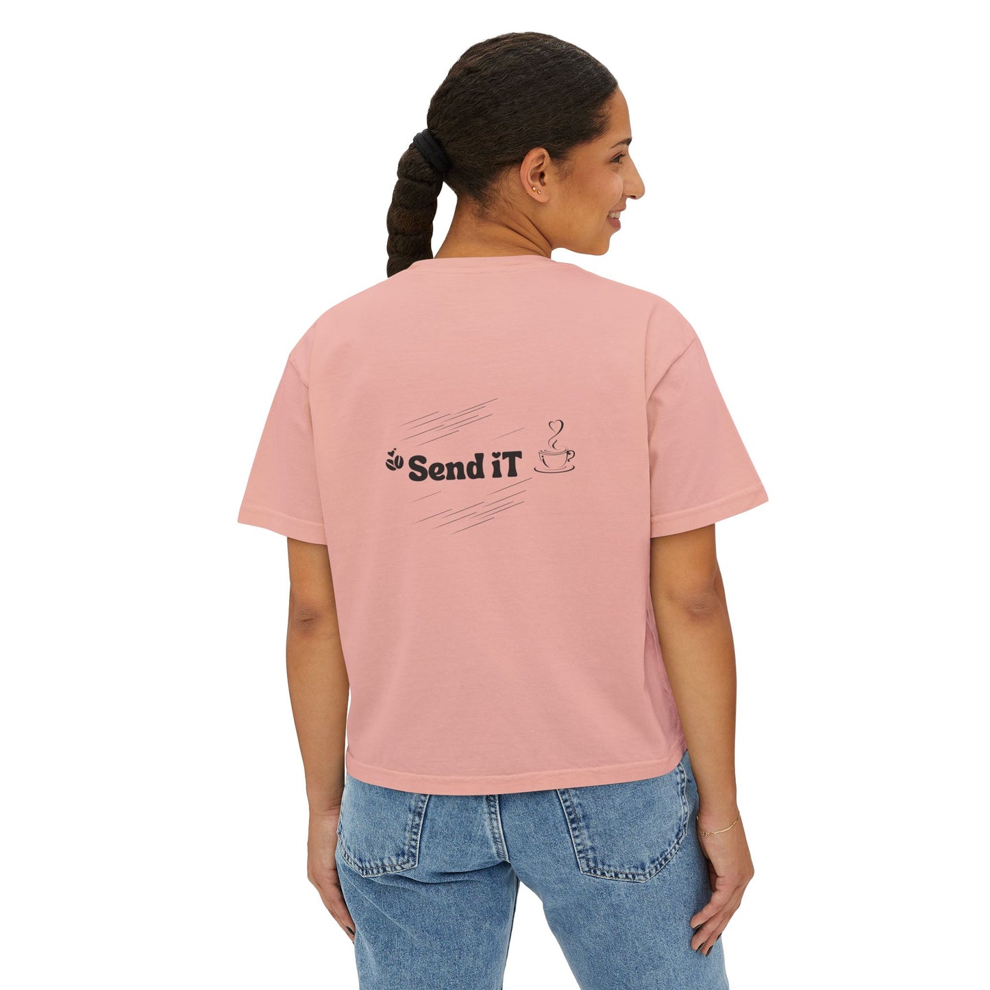 Busy Mom Send It Boxy Tee